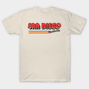 San Diego // Retro Typography Design T-Shirt